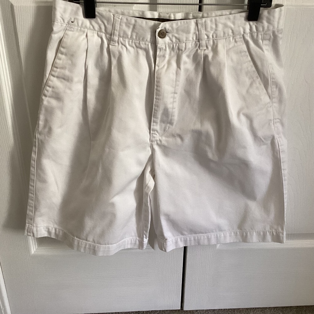 Men’s PACO JEANS WHITE CHINO CASUAL SIZE 34 SHORTS INSEAM 8.5”, Rise 12.5”
